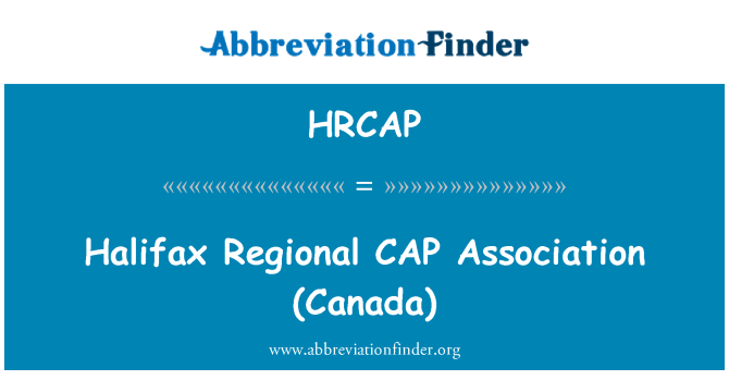 HRCAP: Halifax regionálne SPP Association (Kanada)