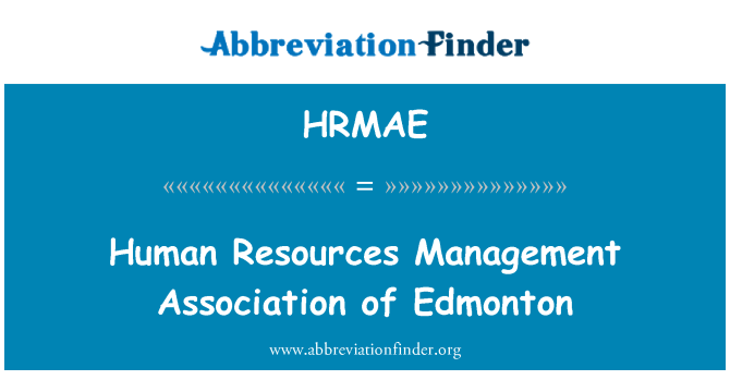 HRMAE: Human Resources Management Association von Edmonton