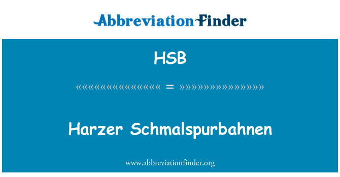 HSB: Harzer Schmalspurbahnen