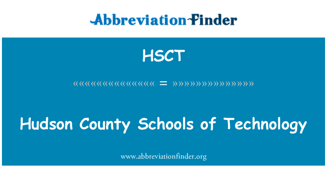 HSCT: Hudson County školy technologií