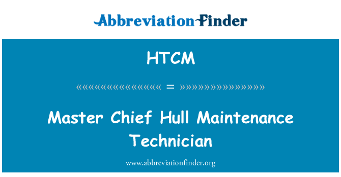 HTCM: Master Chief Hull Maintenance Technician