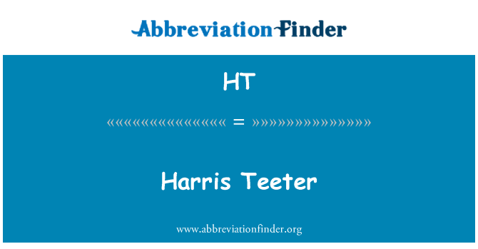 HT: Harris Teeter