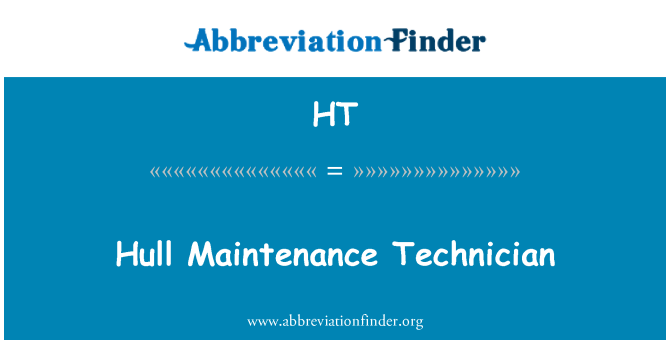 HT: Teknisi Maintenance Hull