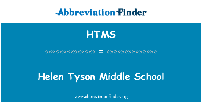 HTMS: Helen Tyson střední škola