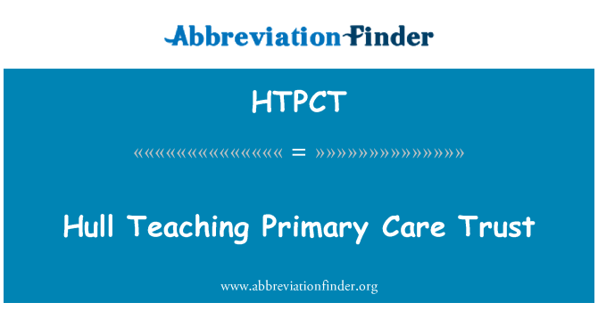 HTPCT: Hull Teaching Primary Care Trust