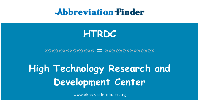 HTRDC: High Technology Research and Development Center