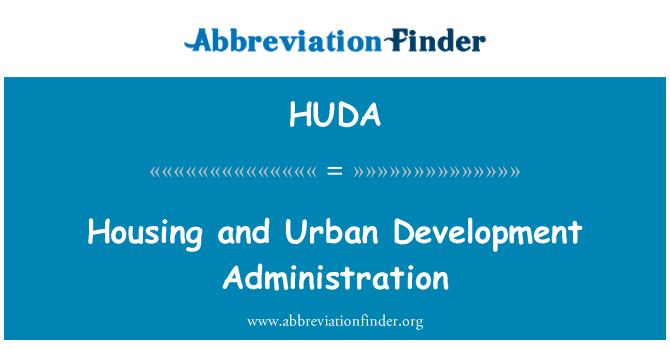 HUDA: Administrasyon lojman ak Devlopman Iben