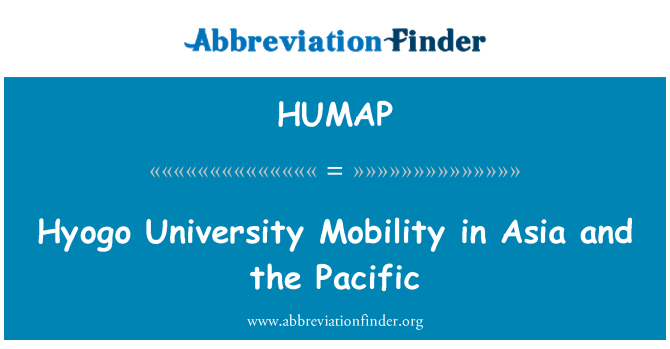 HUMAP: Inivèsite Hyogo Mobilite komandan nan Azi ak pasifik