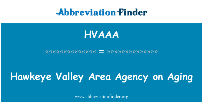 HVAAA: Valley Hawkeye żona Aġenzija on Aging