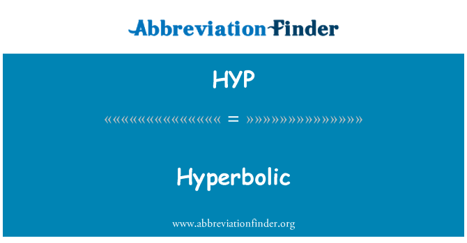 HYP: ไฮเพอร์โบลิ