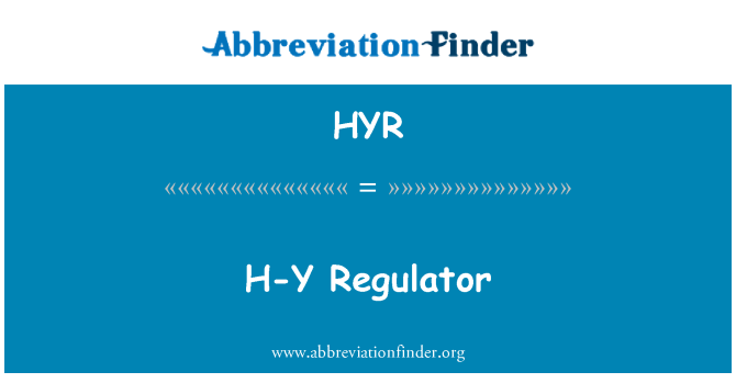 HYR: H-Y reguliatorius
