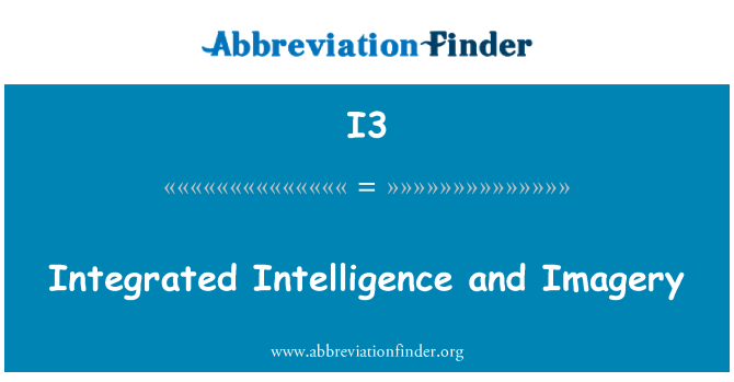 I3: 内蔵インテリジェンスと画像