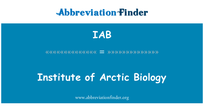 IAB: Institut de l'Àrtic Biologia