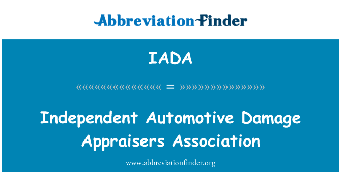 IADA: Asosyasyon Évaluateurs endepandan domaj otomobil