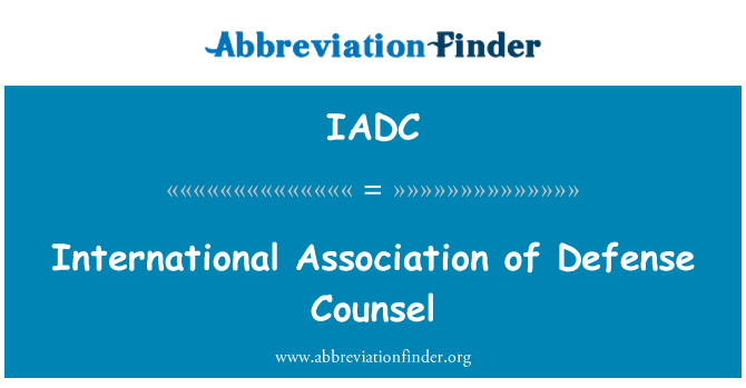 IADC: Asosyasyon entènasyonal de Avoka defans
