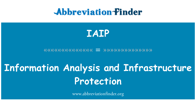 IAIP: Andmete analüüs ja infrastruktuuri kaitse