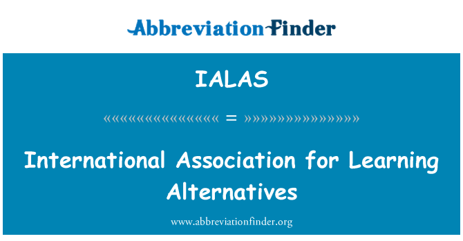 IALAS: Associazione internazionale per l'apprendimento alternative