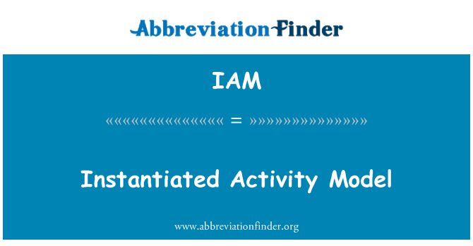 IAM: Model skonkretyzowanym aktywności