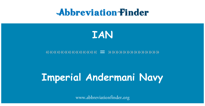 IAN: Imperial Andermani Navy