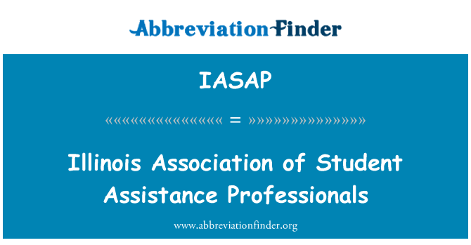 IASAP: Illinois sdružení studentů pomoc profesionálů