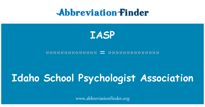 IASP: Idaho School Psychologist Association