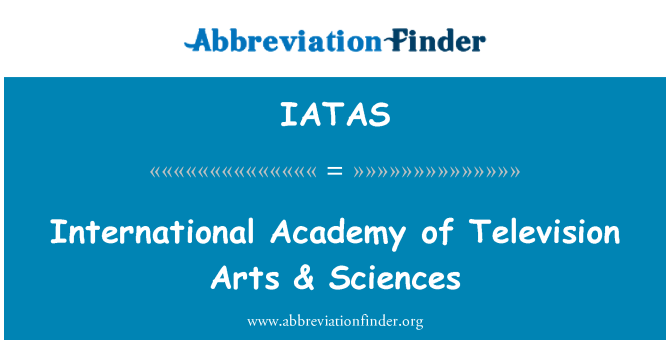 IATAS: Academi teledu rhyngwladol celfyddydau & Gwyddorau