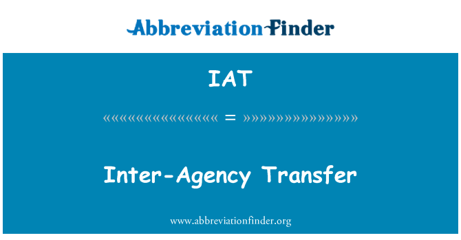 IAT: Kurumlar arası Transfer