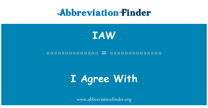 IAW: Jien naqbel mal-