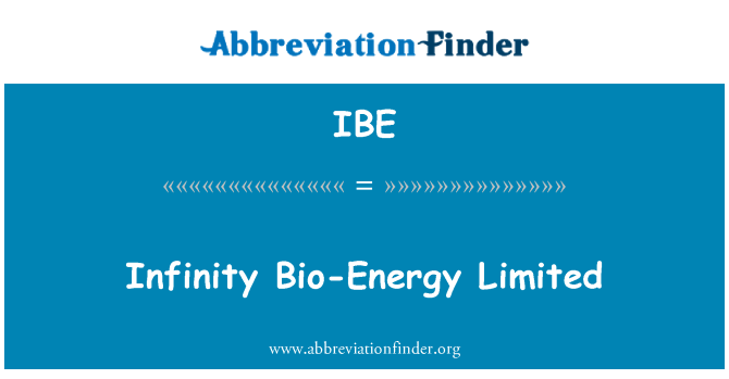 IBE: Enfinite Limited te rasanble Bio-enèji