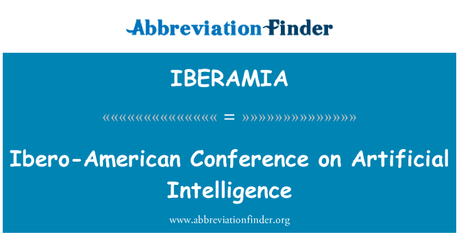 IBERAMIA: Konferenza Ibero-Amerikana dwar intelliġenza artifiċjali