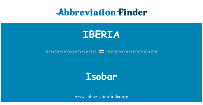 IBERIA: Исобар