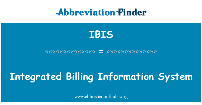 IBIS: Integrovaný informační systém účtování