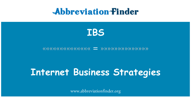 IBS: Internet Business Strategies