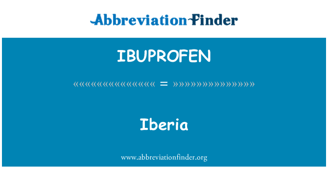 IBUPROFEN: Iberia