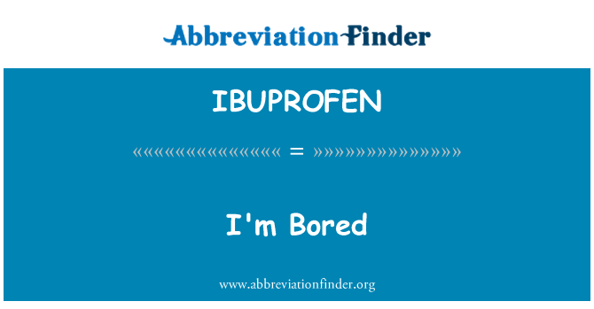 IBUPROFEN: jien xbajt