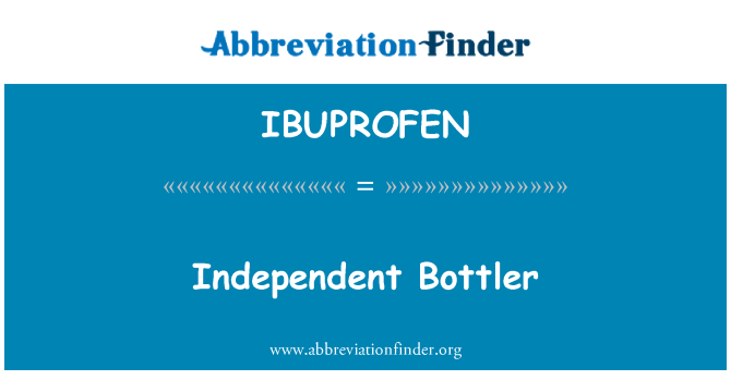 IBUPROFEN: Uafhængig aftapper