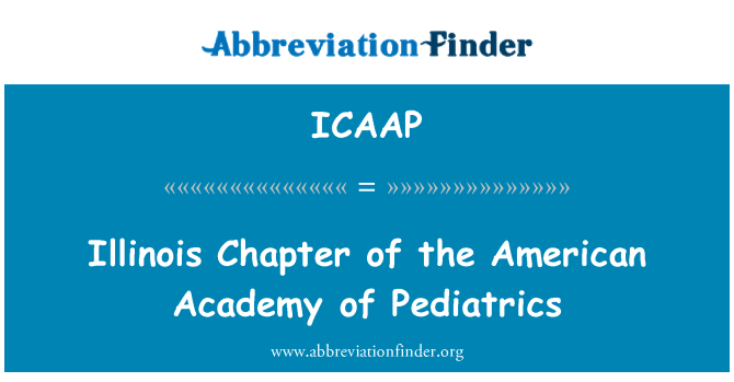 ICAAP: Ilinwa chapit de Ameriken Academy Pédiatrie