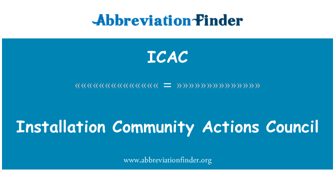 ICAC: Installazione Consiglio di azioni comunitarie