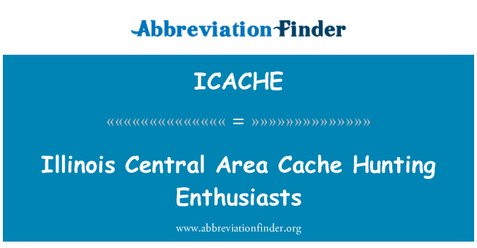 ICACHE: Área Central de Illinois Cache caça entusiastas