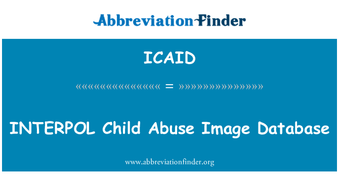 ICAID: ฐานข้อมูลสื่อเด็กผิดรูป