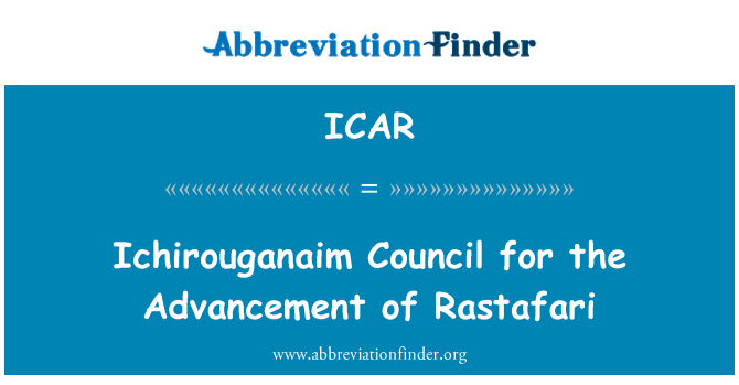 ICAR: Ichirouganaim Rada pro rozvoj Rastafari