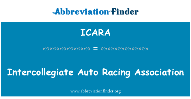ICARA: Asociación de carreras de Auto Intercolegial