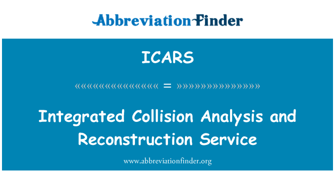 ICARS: Integreret kollision analyse og rekonstruktion Service