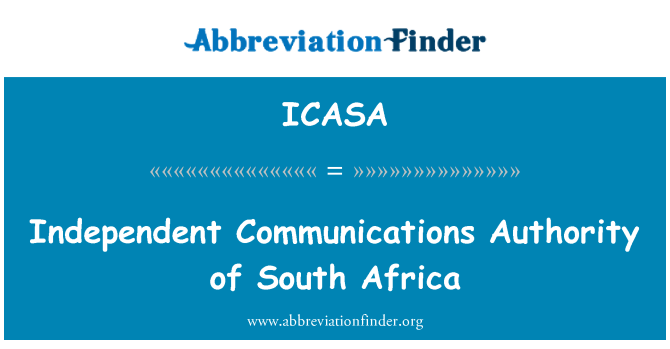ICASA: Otorite endepandan kominikasyon Afrik di sid la