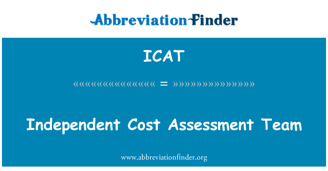 ICAT: فريق تقييم تكلفة مستقلة