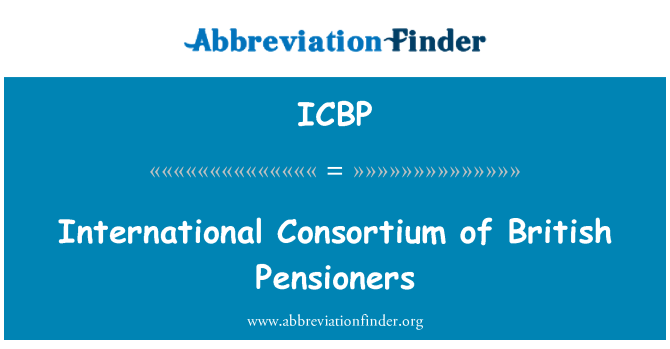 ICBP: Mezinárodní konsorcium britských důchodců