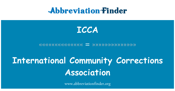 ICCA: Världssamfundet korrigeringar Association