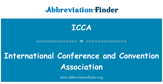 ICCA: Medzinárodnej konferencii a asociácie dohovoru