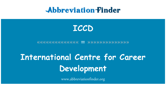 ICCD: International Centre for Career Development