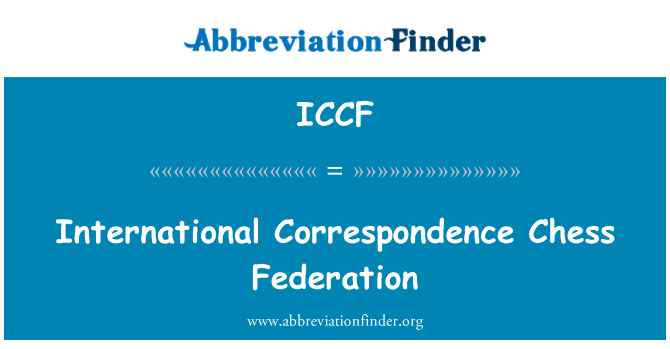 ICCF: Federasi Internasional catur korespondensi